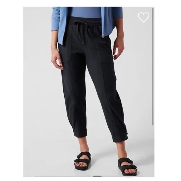ATHLETA Farallon Weekender‎ Pant Jogger Women's Size XXS Black #798616 - Picture 1 of 7